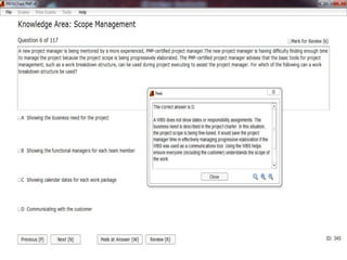 Pmp chapter(5) Scope Management