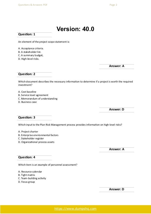 PMP Online Praxisprüfung