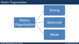 Strong Project Matrix PMP Lecture 2: Project Management Framework | PDF