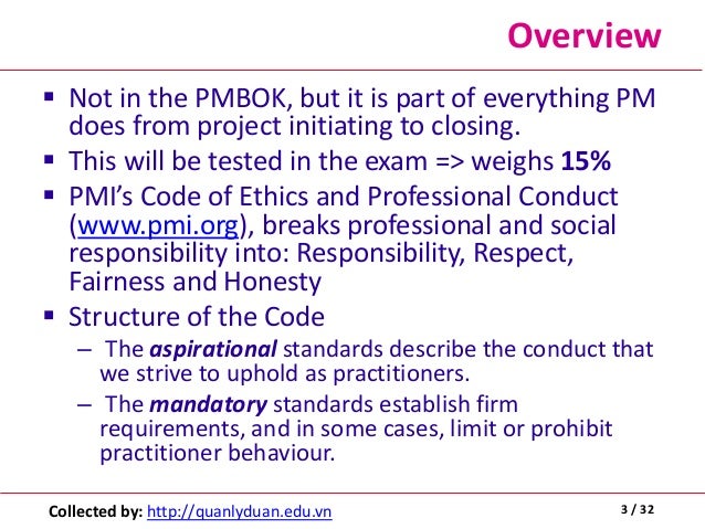 pmi code of ethics and professional conduct pdf