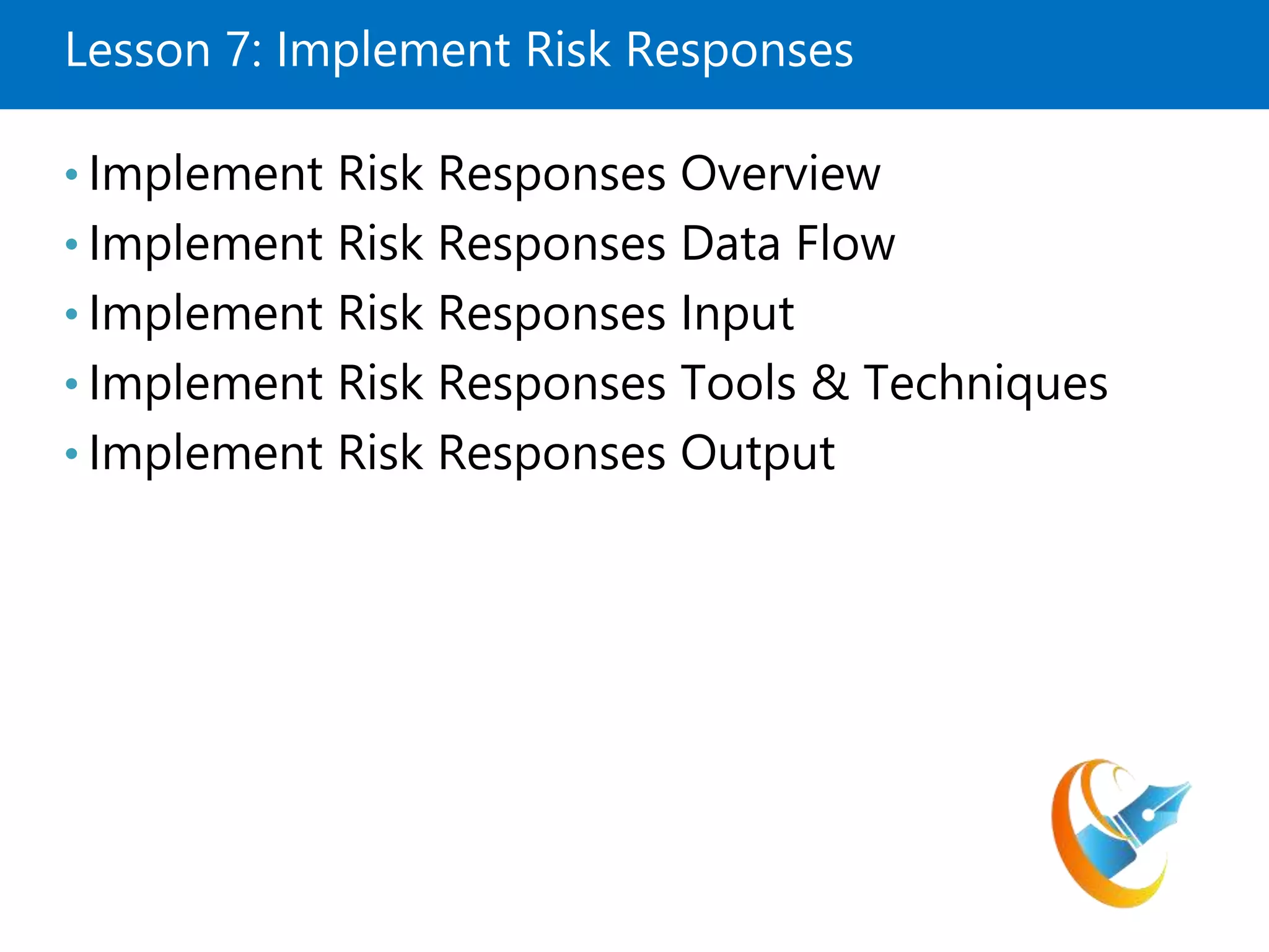 Project Risk Management - PMBOK6 | PPTX