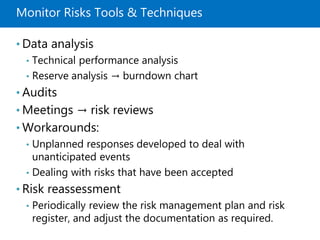 Project Risk Management - PMBOK6 | PPTX