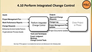 4.10 Perform Integrated Change Control M&C
 