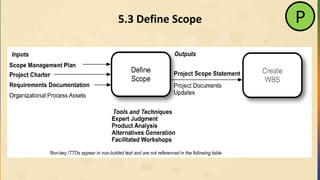5.3 Define Scope P
 