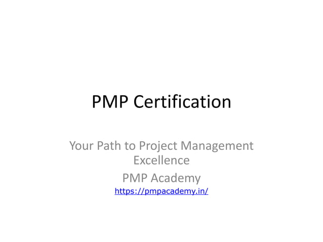 Uci Project Management Professional Certificate Review Project management professional certification | PPT