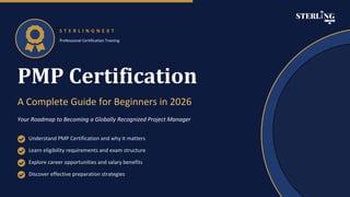 PMP Certification: A Complete Guide for Beginners in 2026 | PDF