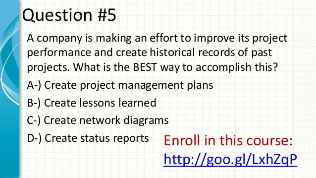 Online PMP Exam Certification Training - 35 Hours