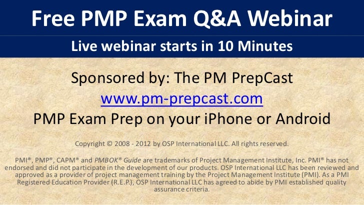 Pmp free exam