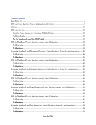 Pmp exam questions | PDF