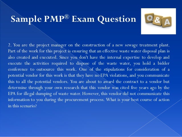 pmp sample questions