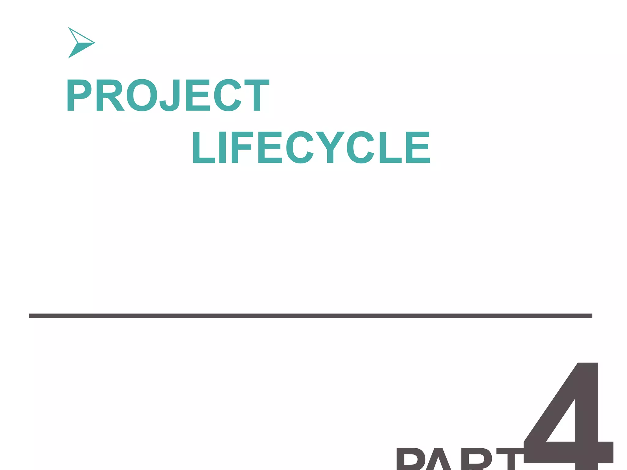
PROJECT
LIFECYCLE
 
