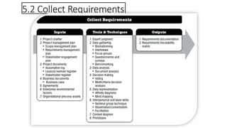 5.2 Collect Requirements
 