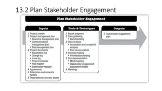 13.2 Plan Stakeholder Engagement
 