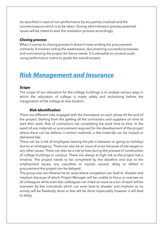 Project Management Planning & Control Assignment 2