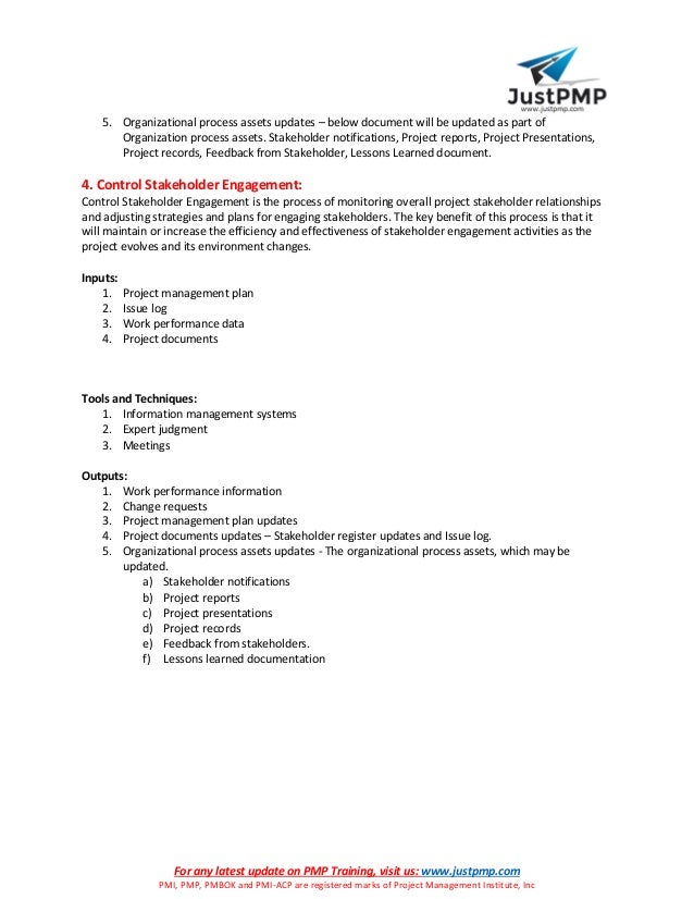 PMP NOTES Based on PMBOK Guide 5th Edition and updated PMP syllabus a…