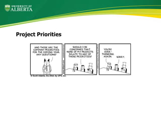 Project Priorities
 