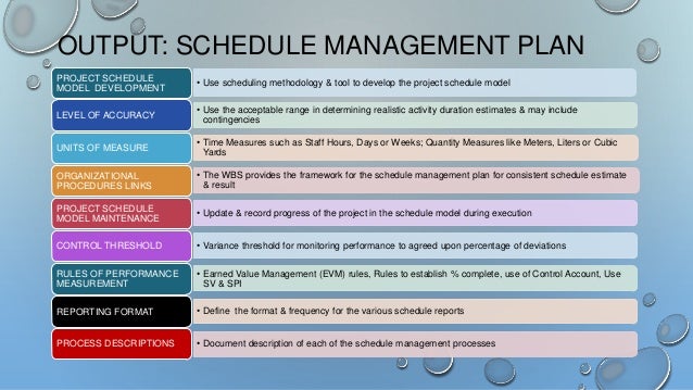 schedule management