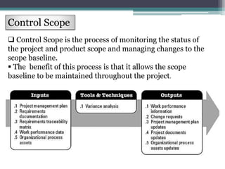 Project management processes Groups | PPTX