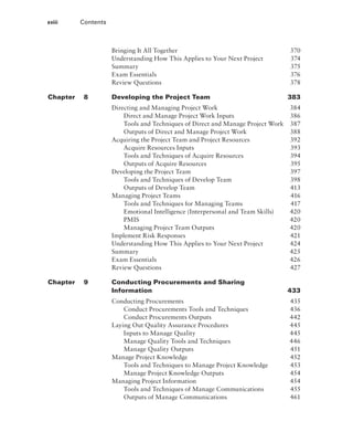 PMP Project Management Professional Exam Study Guide