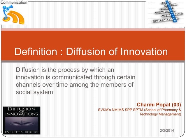 Diffusion of Innovation | PPTX