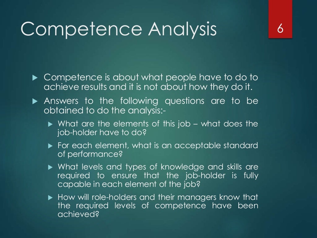 the difference between competence and competency