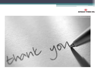 Apollo Tyres case study analysis - HR perspective