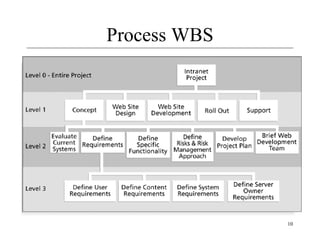 10 
Process WBS 
 