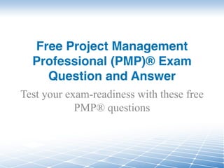 PMI-200 Originale Fragen