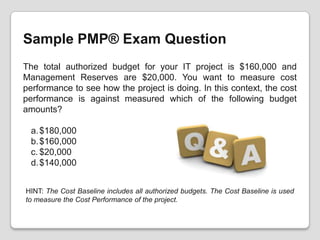 PMP Sample Questions Set 5 | PPTX