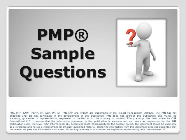 PMI-RMP Zertifizierungsantworten