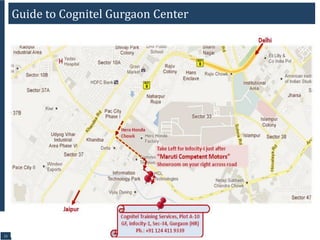 1111
Guide to Cognitel Gurgaon Center
 