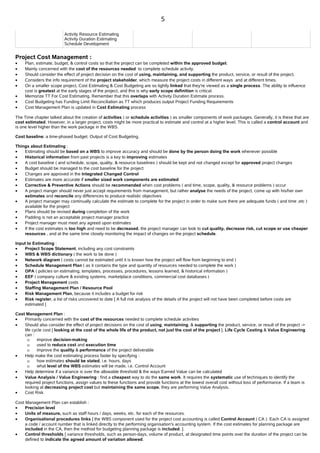Pmp Notes Free PMP notes,Free PMP Study Material,Free PMP Chapter wise notes,PMP ...