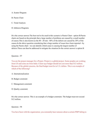 Pmp test 03 | PDF