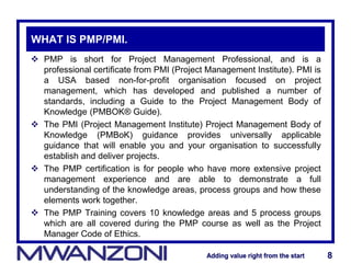 PMP CERTIFICATION | PPT