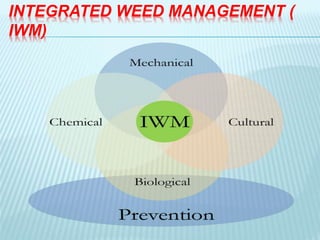 INTEGRATED WEED MANAGEMENT (
IWM)
 