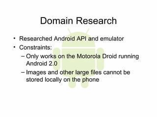 Pmr Droid PPT | PPT