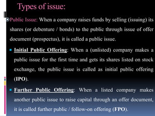 Public Issue Pmry mkt | PPTX