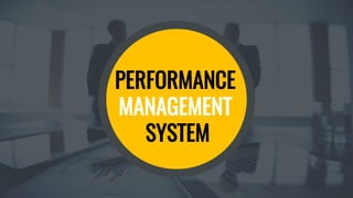 PERFORMANCE
MANAGEMENT
SYSTEM