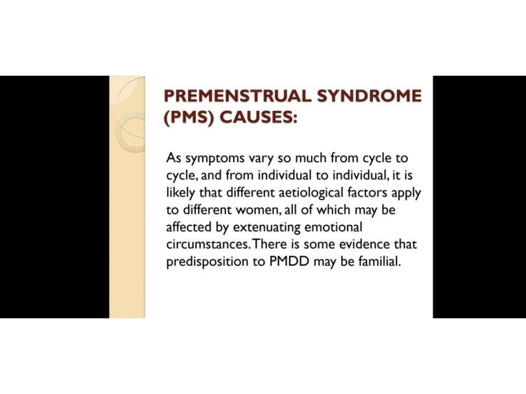Premenstrual Syndrome (PMS): Causes, Symptoms, Diagnosis & Treatment