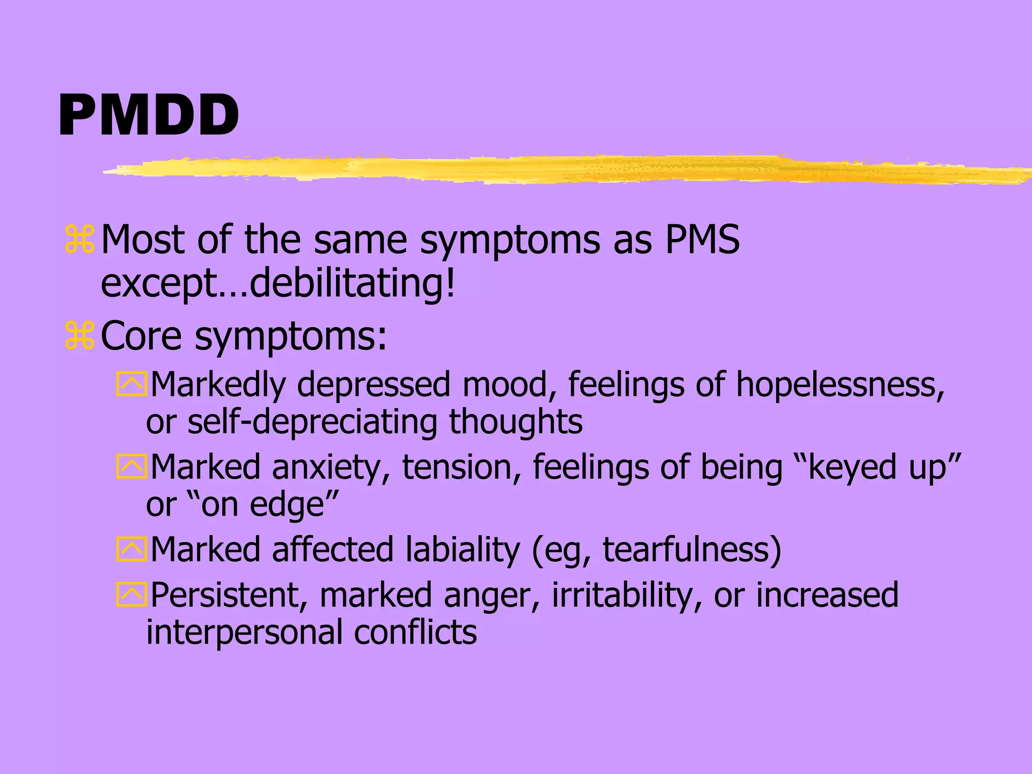 Premenstrual Syndrome | PPT