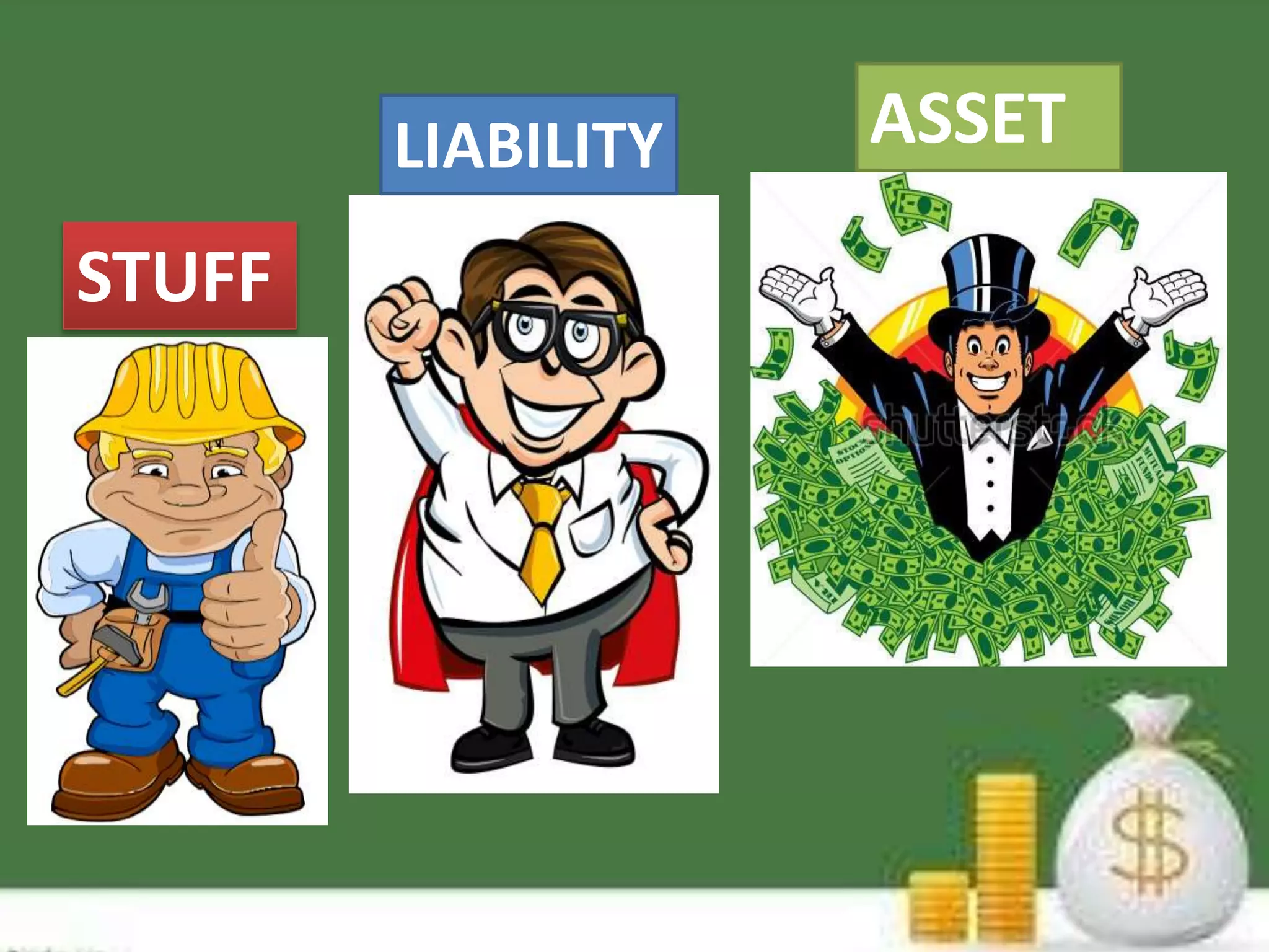 STUFF 
LIABILITY ASSET 
 