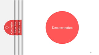 46
Limitation
Future
Plan
Conclusion
Demonstration
 