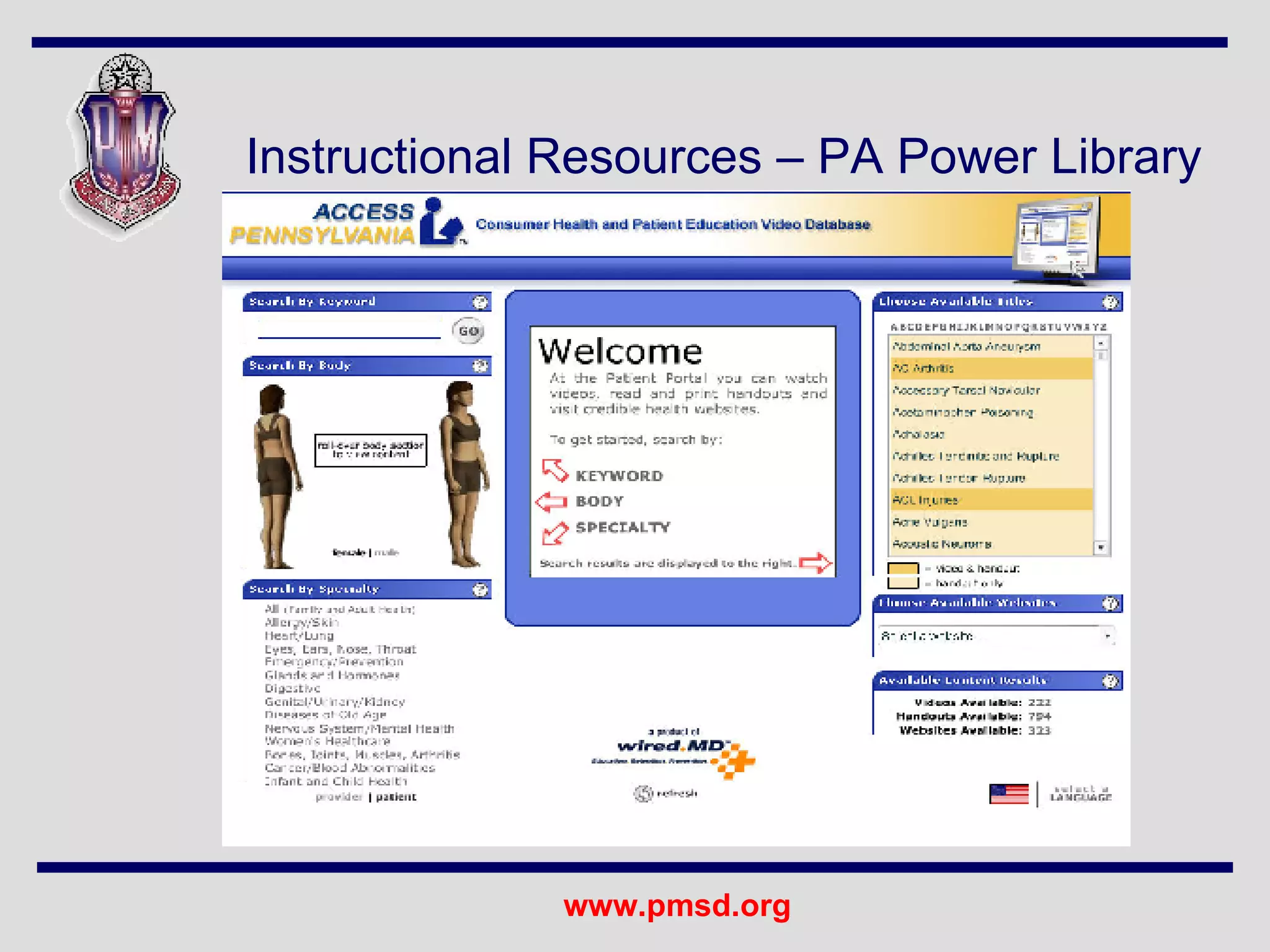 Instructional Resources – PA Power Library 