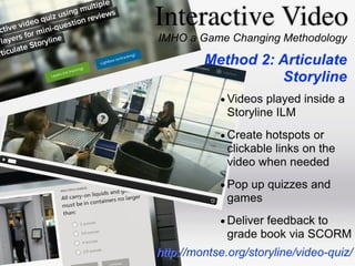 Interactive Video Using Storyline
 