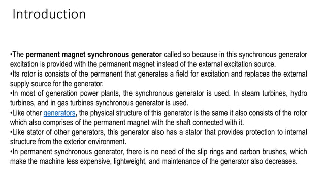 Permanent Magnet Synchronous Generators Pdf