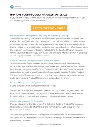 36 Product Management Skills Benchmark Report
© 2019 280 Group LLC, All Rights Reserved.
280 Group
IMPROVE YOUR PRODUCT MA...