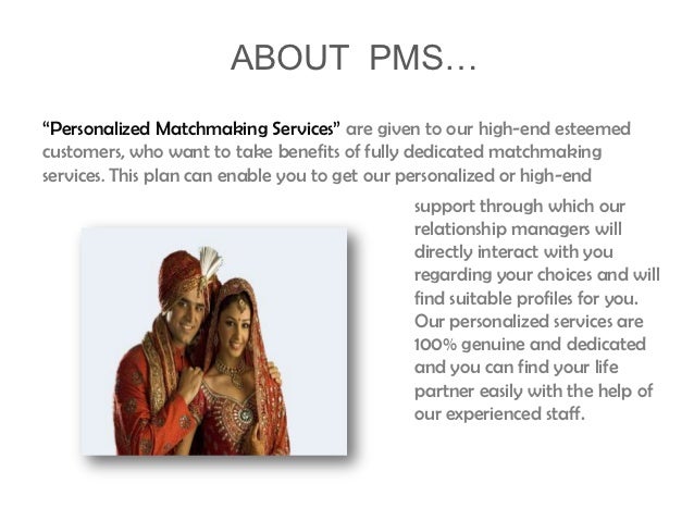 Personalized Matchmaking Services