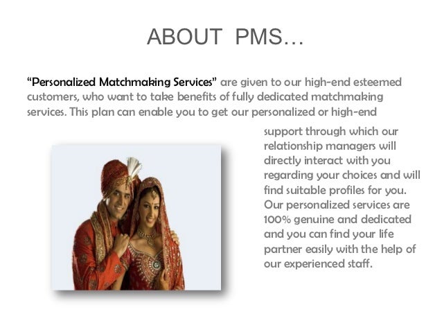 Personalized Matchmaking Services Personalized Matchmaking Services