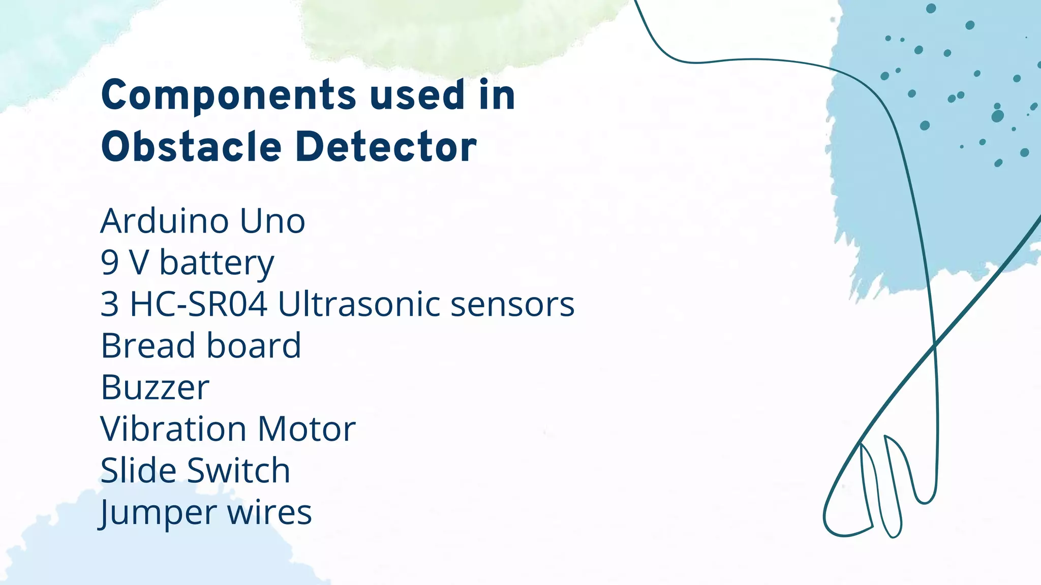 Arduino Blind Aid | PPTX