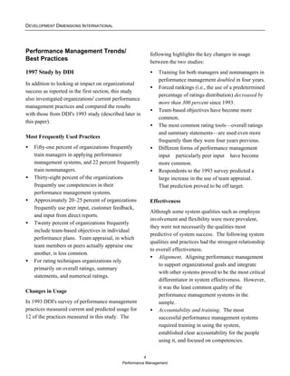 Performance Priority Paper.pdf Performance Management Research Paper | PDF